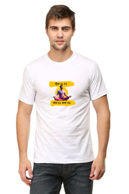 Yoga slogan T-shirt